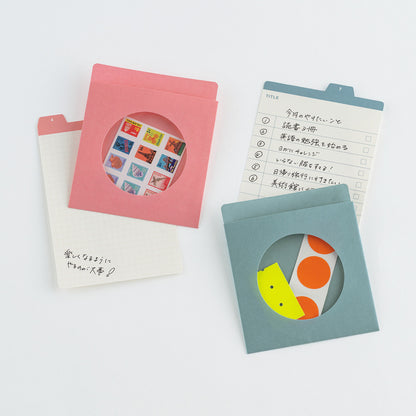 TSUKI no IRO: 12 Month Index Pockets · Hobonichi