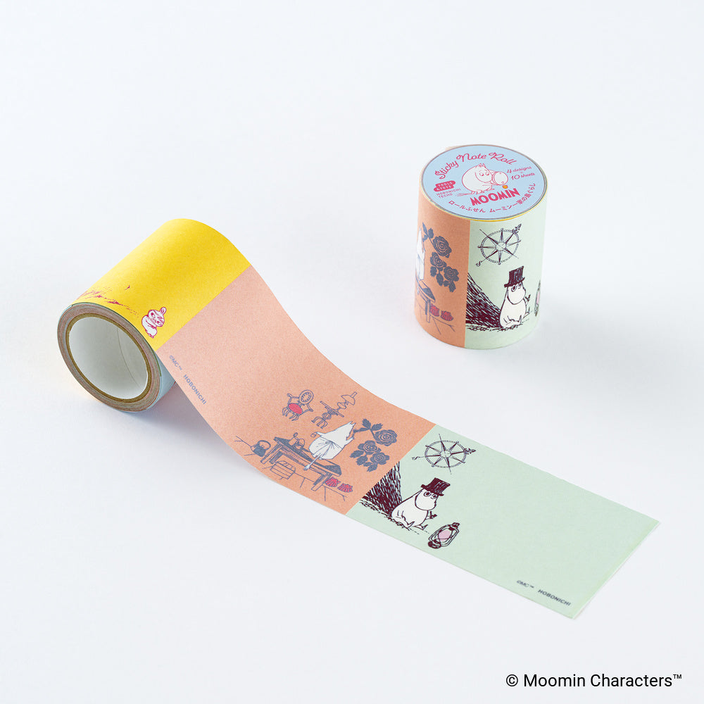 Moomin Sticky Note Roll (Moomin Family’s Island Life) · Hobonichi