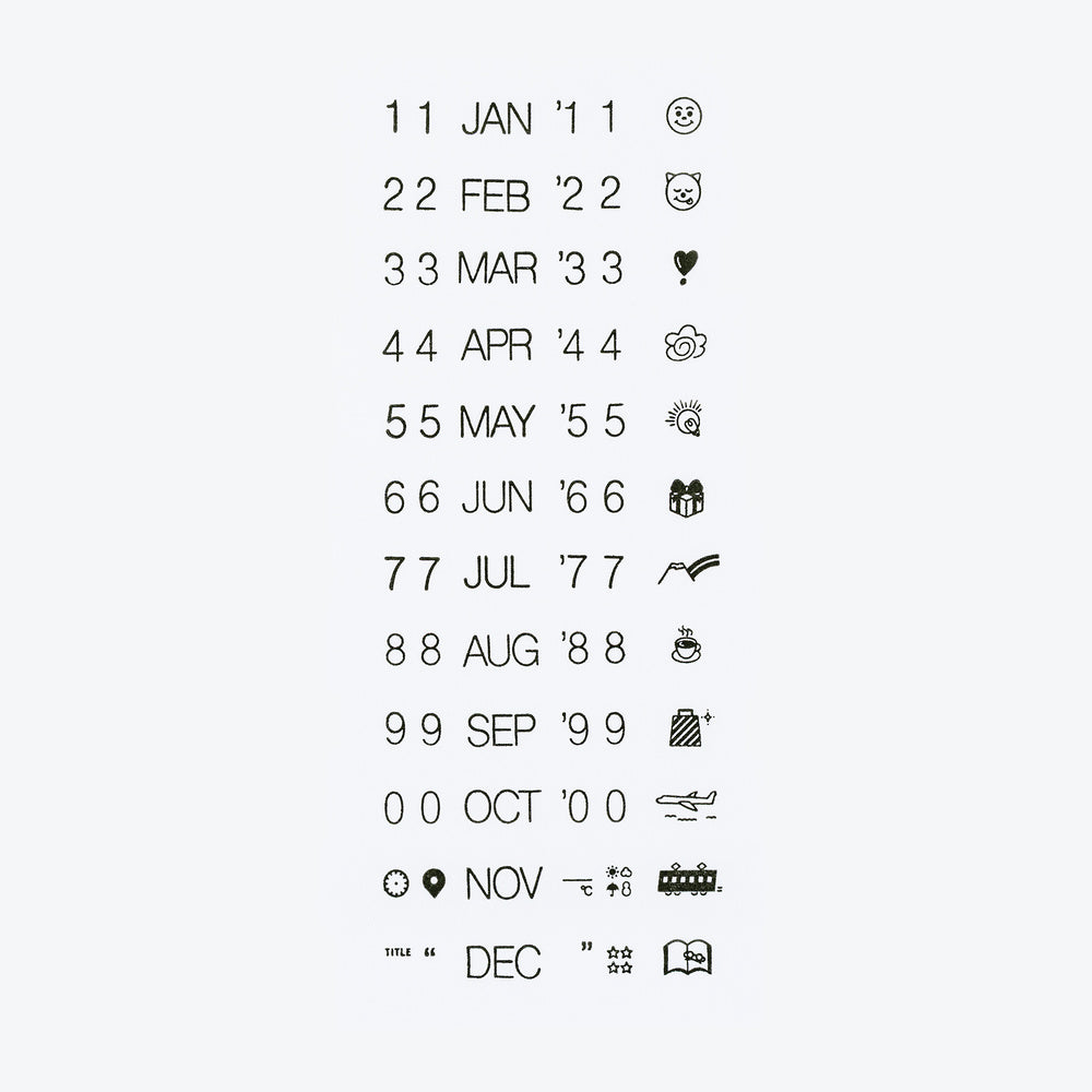 Collect & Collage: Daily Memories Rotating Stamp · Hobonichi