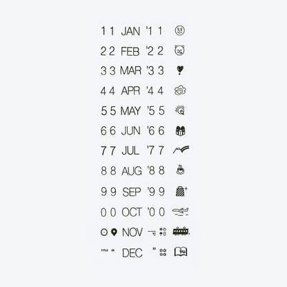 Collect & Collage: Daily Memories Rotating Stamp · Hobonichi
