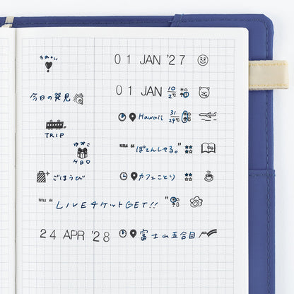 Collect & Collage: Daily Memories Rotating Stamp · Hobonichi