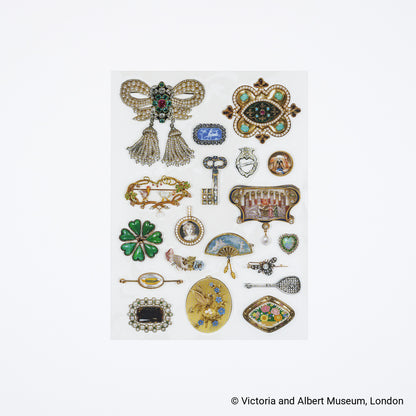 V&A Series: Almost Actual-Size Jewellery Stickers · Hobonichi