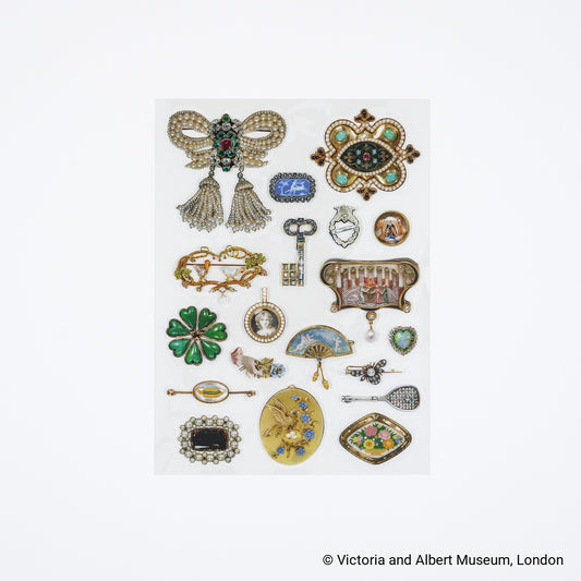 V&A Series: Almost Actual-Size Jewellery Stickers · Hobonichi