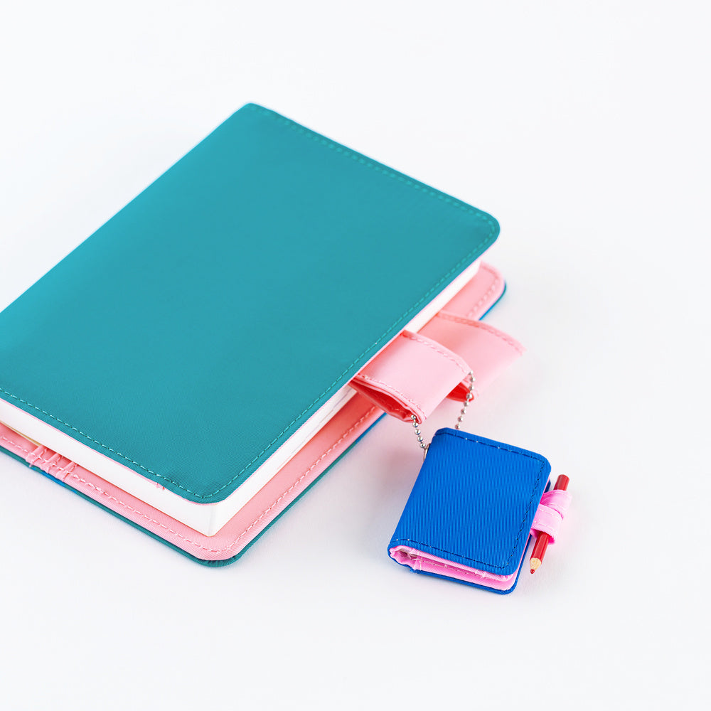 Hobonichi Techo Mini Keychain《Blue x Pink》