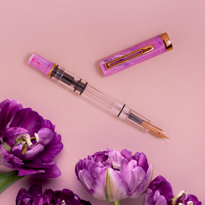 TWSBI ECO Fluorite Purple w/Bronze Fountain Pen《Extra Fine》