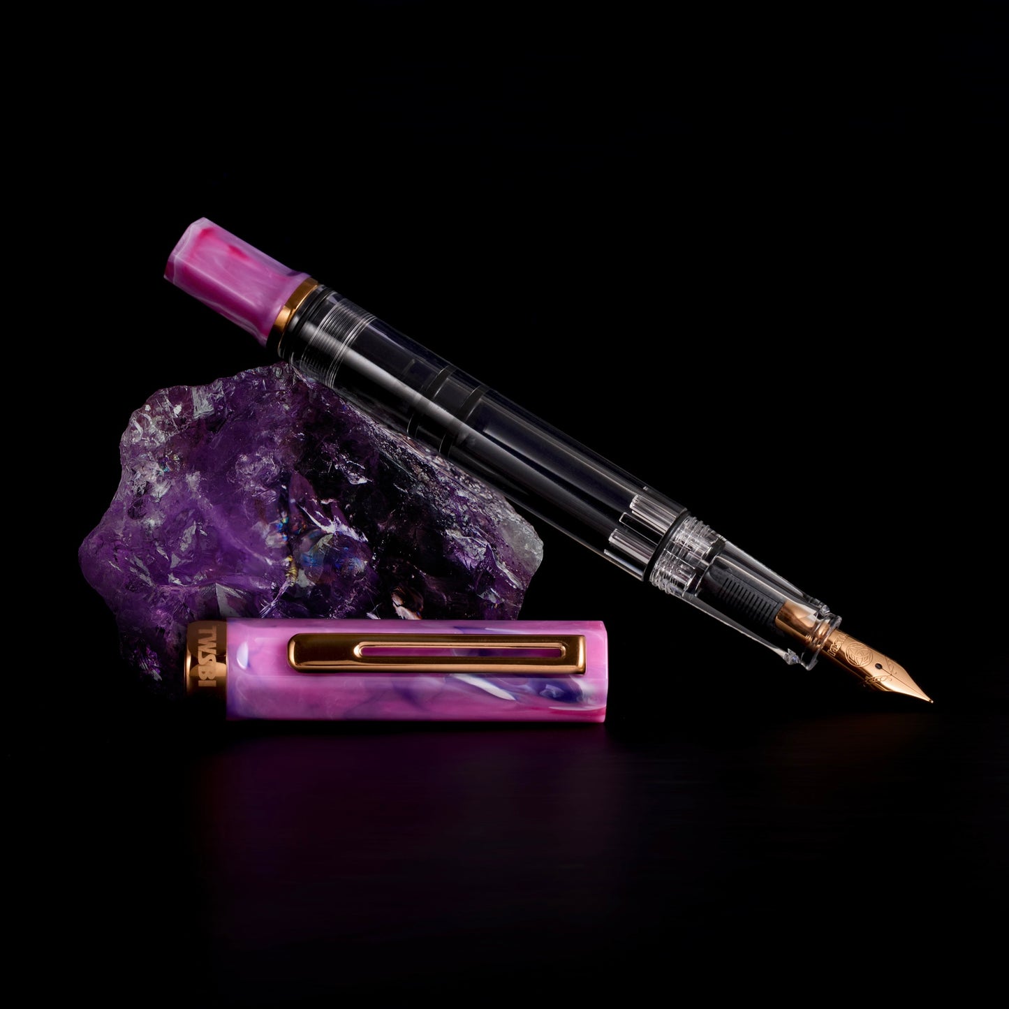 TWSBI ECO Fluorite Purple w/Bronze Fountain Pen《Extra Fine》