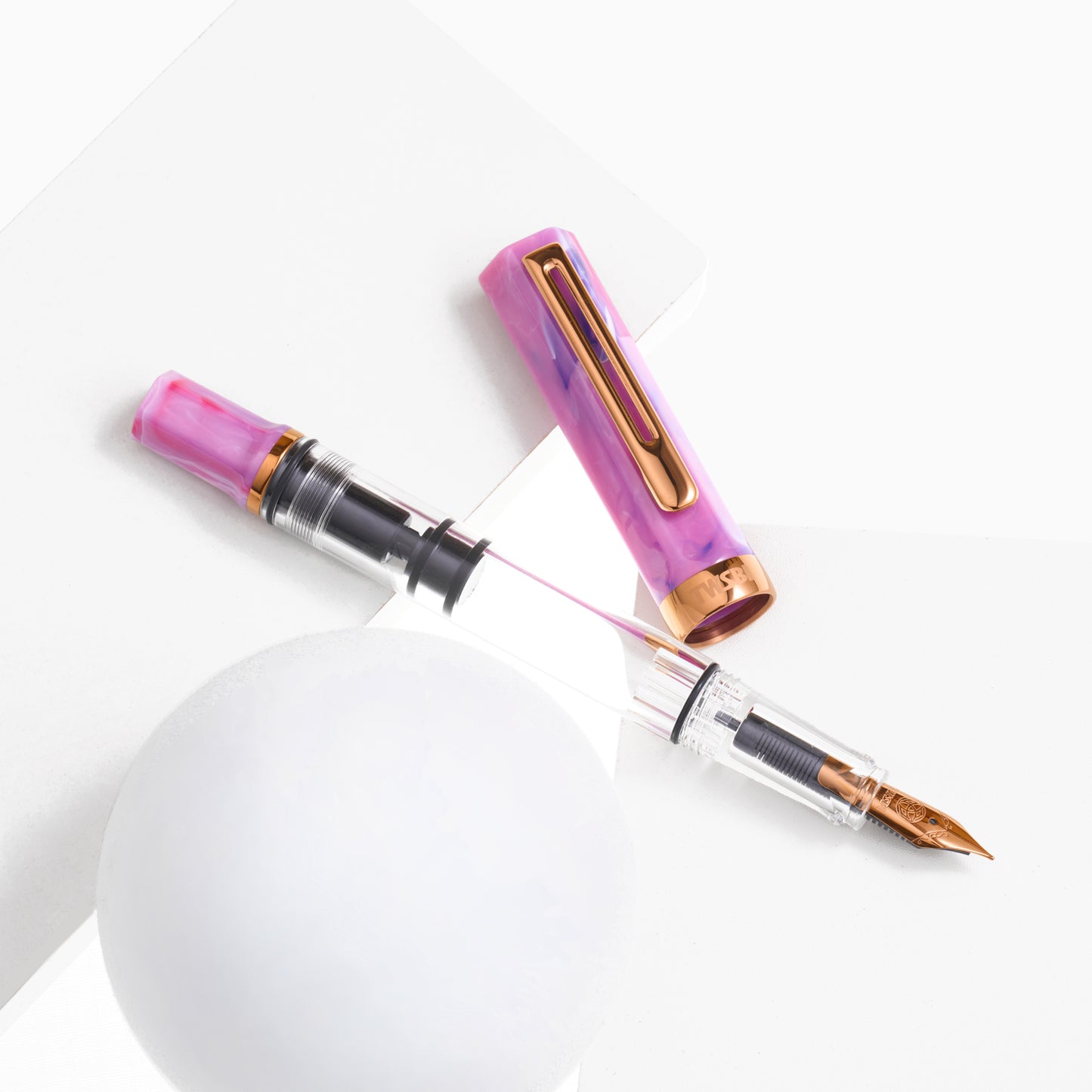 TWSBI ECO Fluorite Purple w/Bronze Fountain Pen《Extra Fine》