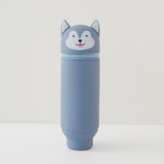Siberian Husky Stand Up Pen Case · Punilabo