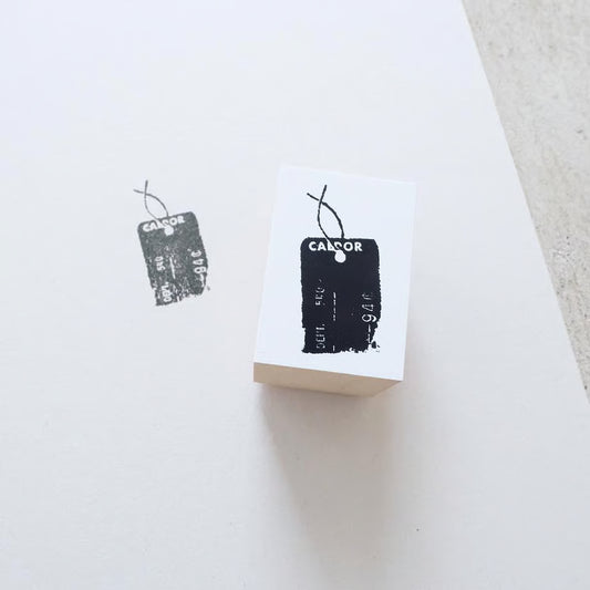 Vintage Tag Rubber Stamp · Yohaku