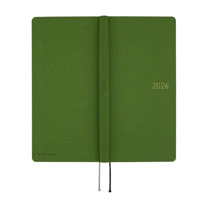 2026 Hobonichi English Weeks / Colors: Antique Green《January Start | English》