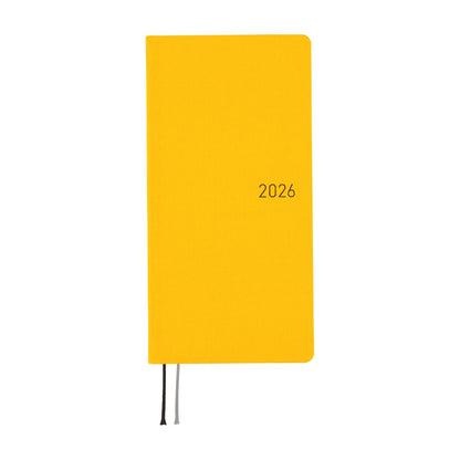 2026 Hobonichi English Weeks / Colors: Full Moon Yellow《January Start | English》