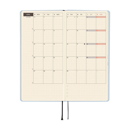 2026 Hobonichi English Weeks / Colors: Sky Mist《January Start | English》