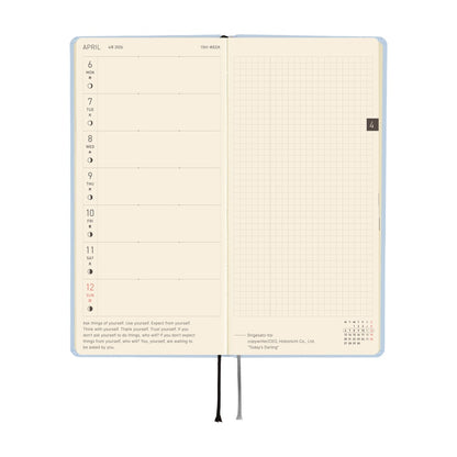 2026 Hobonichi English Weeks / Colors: Sky Mist《January Start | English》