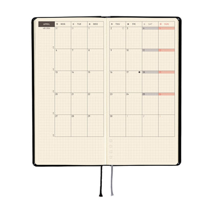 2026 Hobonichi English Weeks / Yumi Kitagishi: White Cat’s Daily Life《January Start | English》