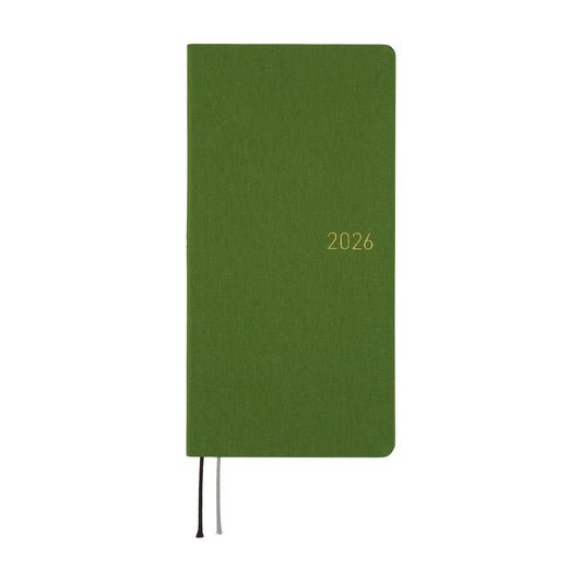 2026 Hobonichi English Weeks Mega / Colors: Antique Green《January Start | English》