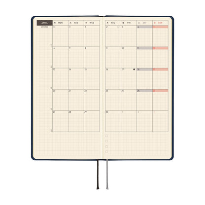 2026 Hobonichi English Weeks Mega / Colors: Cosmo Blue《January Start | English》
