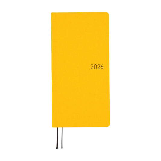 2026 Hobonichi English Weeks Mega / Colors: Full Moon Yellow《January Start | English》