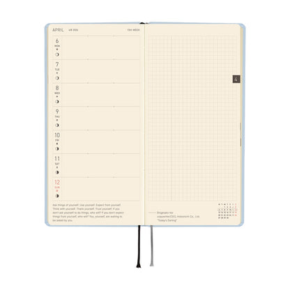 2026 Hobonichi English Weeks Mega / Colors: Sky Mist《January Start | English》