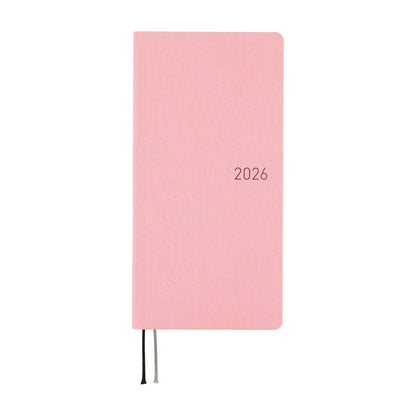 2026 Hobonichi English Weeks Mega / Colors: Strawberry Milk 《January Start | English》