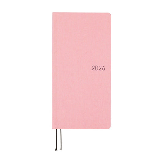 2026 Hobonichi English Weeks Mega / Colors: Strawberry Milk 《January Start | English》