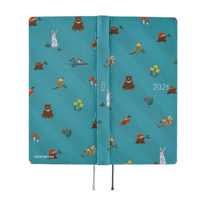 2026 Hobonichi English Weeks Mega / Bow & Tie: In the Forest《January Start | English》