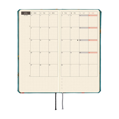 2026 Hobonichi English Weeks Mega / Bow & Tie: In the Forest《January Start | English》