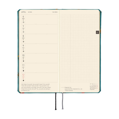 2026 Hobonichi English Weeks Mega / Bow & Tie: In the Forest《January Start | English》