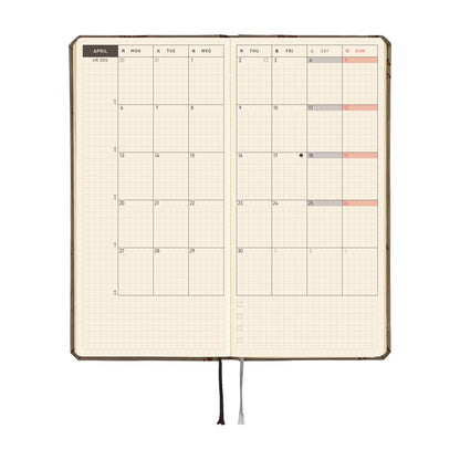 2026 Hobonichi English Weeks Mega / Bow & Tie: Galloping Horse《January Start | English》