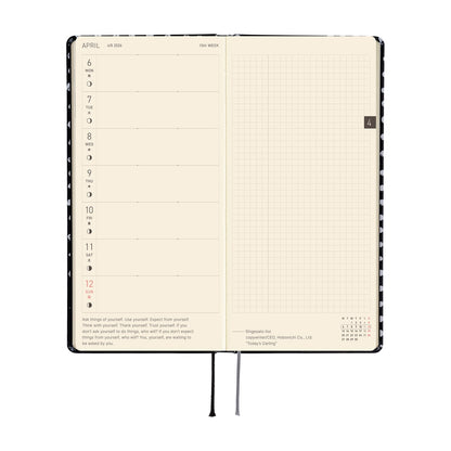2026 Hobonichi English Weeks / Makoto Matsubayashi: Dot《January Start | English》