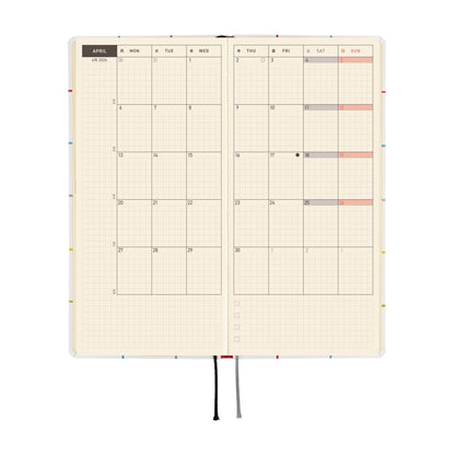 2026 Hobonichi English Weeks / 100%ORANGE: Squirrel’s Moving Day《January Start | English》
