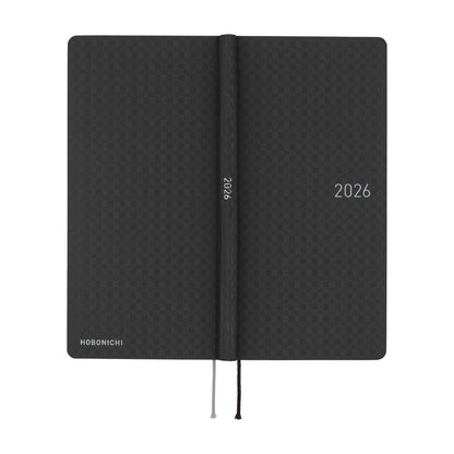 2026 Hobonichi English Weeks / Paper Series: Black Gingham《January Start | English》