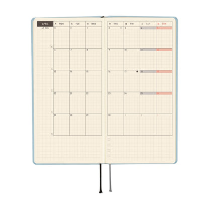 2026 Hobonichi English Weeks / Paper Series: Sky《January Start | English》