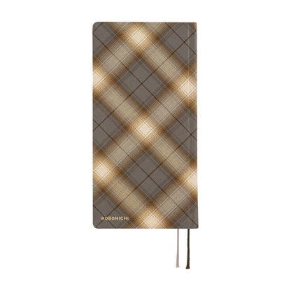 2026 Hobonichi English Weeks / Shirt Fabric: Foggy Plaid《January Start | English》