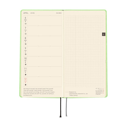 2026 Hobonichi English Weeks / Smooth: Melon Sorbet《January Start | English》