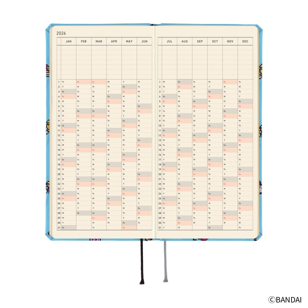 2026 Hobonichi English Weeks / Tamagotchi: Our Tamagotchi《January Start | English》
