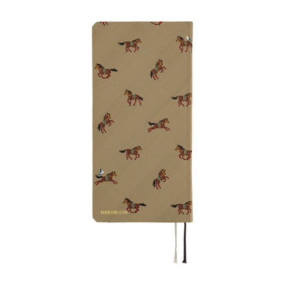 2026 Hobonichi English Weeks / Bow & Tie: Galloping Horses《January Start | English》