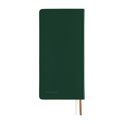 2027 Hobonichi Weeks Leather: Forest Green《ENG/Tall & Slim/Jan start》