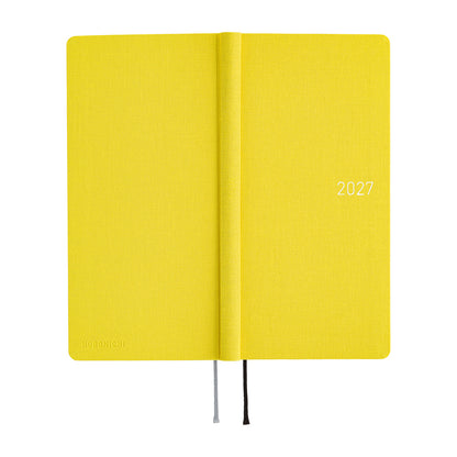 2027 Hobonichi Weeks Colors: Canaria Yellow《ENG/Tall & Slim/Jan start》