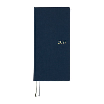 2027 Hobonichi Weeks Colors: Midnight Blue《ENG/Tall & Slim/Jan start》