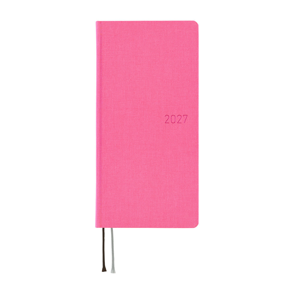 2027 Hobonichi Weeks Colors: Pink Sapphire《ENG/Tall & Slim/Jan start》