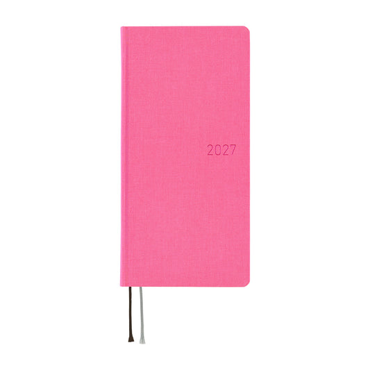 2027 Hobonichi Weeks Colors: Pink Sapphire《ENG/Tall & Slim/Jan start》
