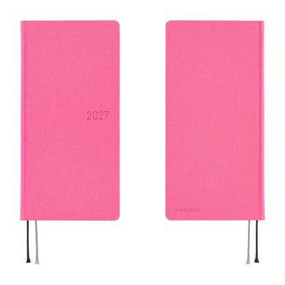 2027 Hobonichi Weeks Colors: Pink Sapphire《ENG/Tall & Slim/Jan start》