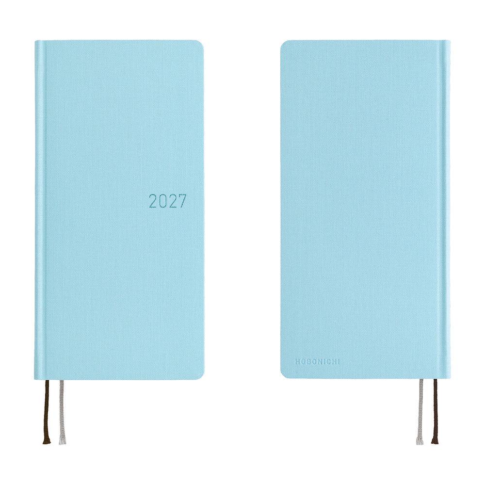 2027 Hobonichi Weeks Colors: Sea Glass《ENG/Tall & Slim/Jan start》