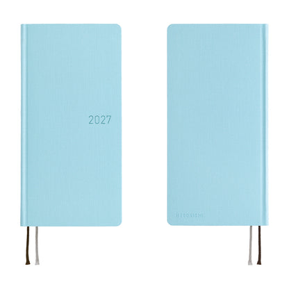 2027 Hobonichi Weeks Colors: Sea Glass《ENG/Tall & Slim/Jan start》