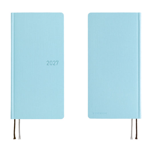 2027 Hobonichi Weeks Colors: Sea Glass《ENG/Tall & Slim/Jan start》