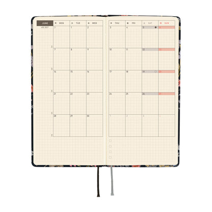 2027 Hobonichi Weeks Liberty Fabrics: Floral Remedy《ENG/Tall & Slim/Jan start》