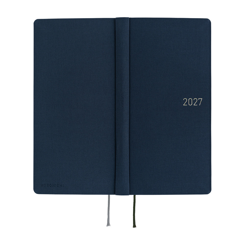 2027 Hobonichi Weeks MEGA Colors: Midnight Blue《ENG/Tall & Slim/MEGA/Jan start》