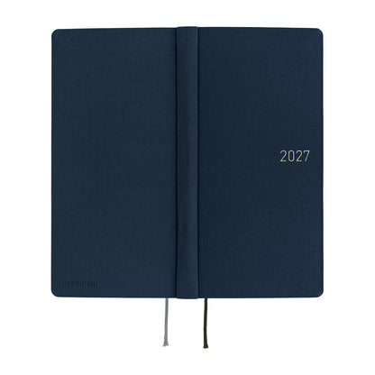 2027 Hobonichi Weeks MEGA Colors: Midnight Blue《ENG/Tall & Slim/MEGA/Jan start》