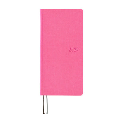 2027 Hobonichi Weeks MEGA Colors: Pink Sapphire《ENG/Tall & Slim/MEGA/Jan start》