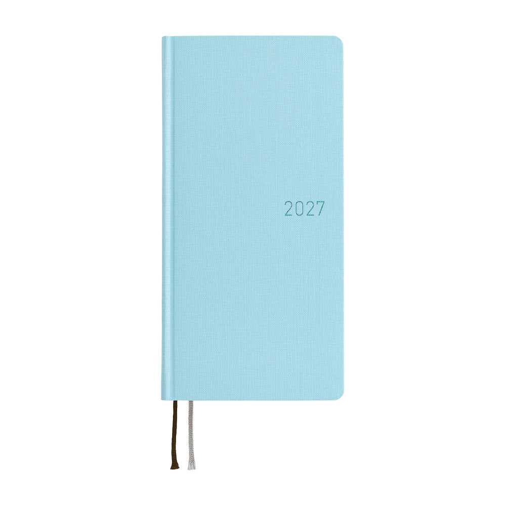 2027 Hobonichi Weeks MEGA Colors: Sea Glass《ENG/Tall & Slim/MEGA/Jan start》